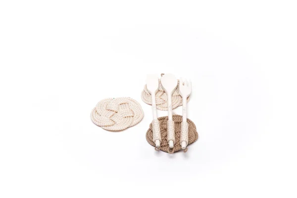 Set Cucchiarelle e Presine da Cucina (6 pezzi) - Legno e Cima - immagine 5