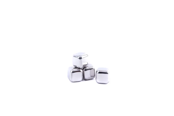 Cubetti Refrigeranti in Acciaio - Set di 4