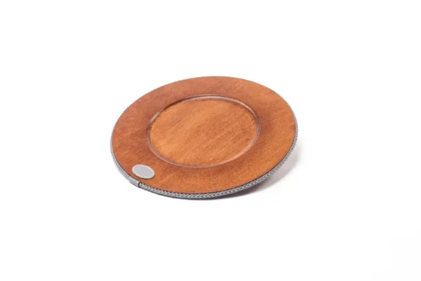 Sottopiatto rotondo in legno - immagine 4