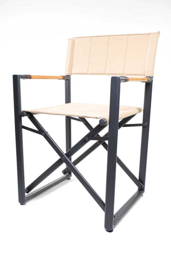 Sedia regista in alluminio