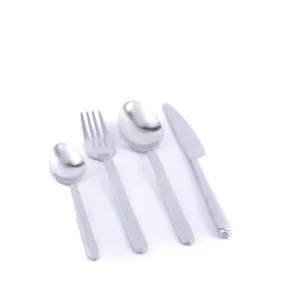 Posate in acciaio satinato (16 pz)