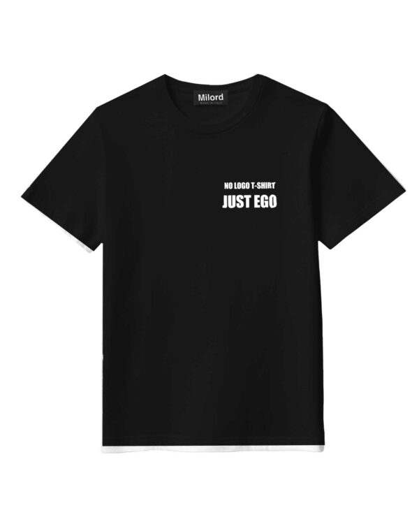 T-shirt NO LOGO JUST EGO - immagine 2