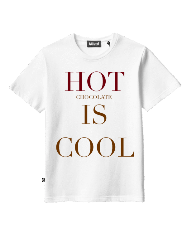 T-shirt HOT CHOCOLATE IS COOL