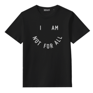 T-shirt NFA SMILE logo 3D (black)