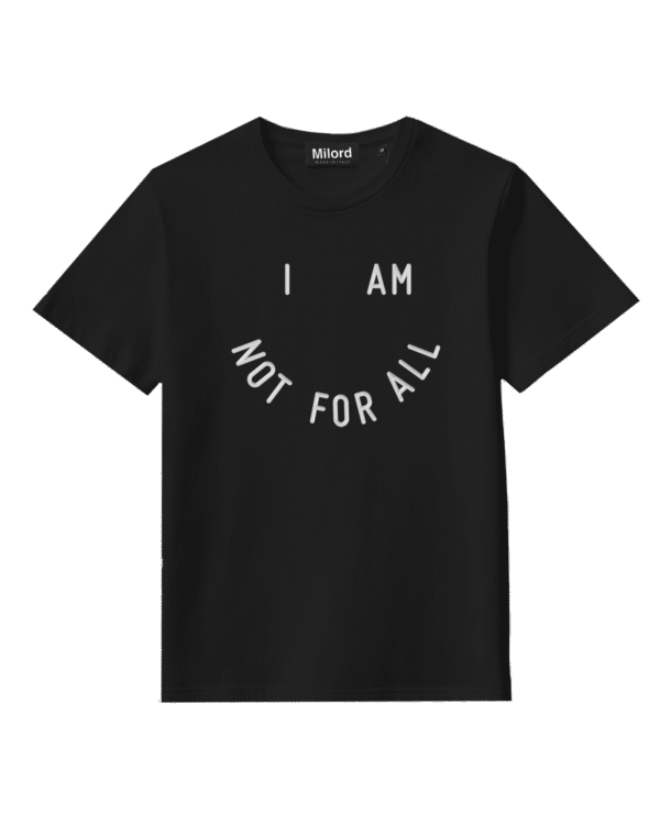 T-shirt NFA SMILE logo 3D (black)